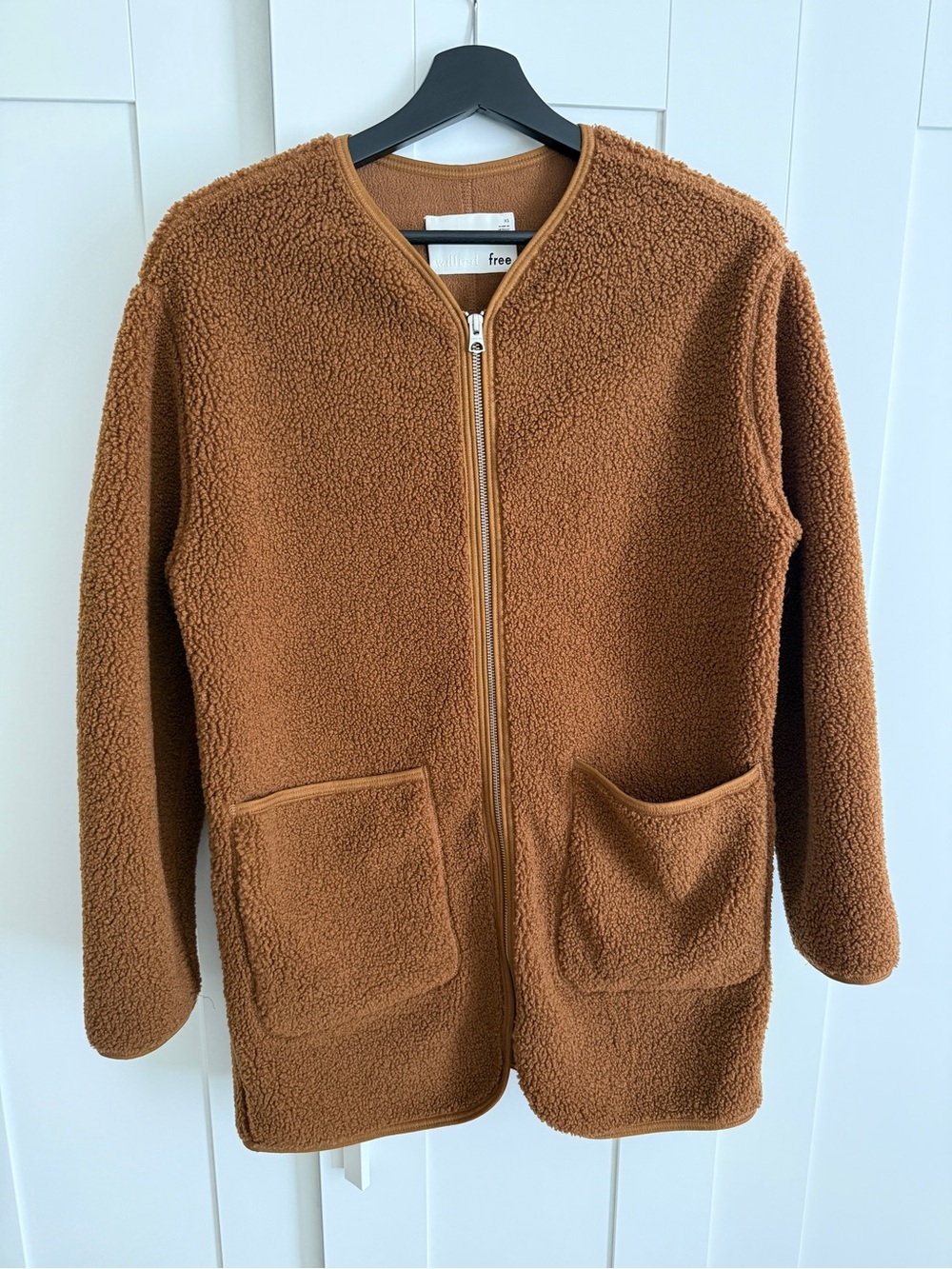 ARITZIA Wilfred Free Brown Sherpa Liner Jacket